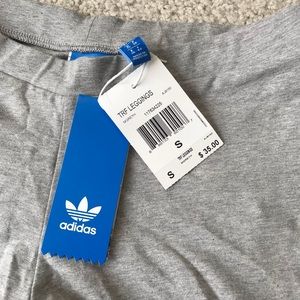 Gray Adidas leggings